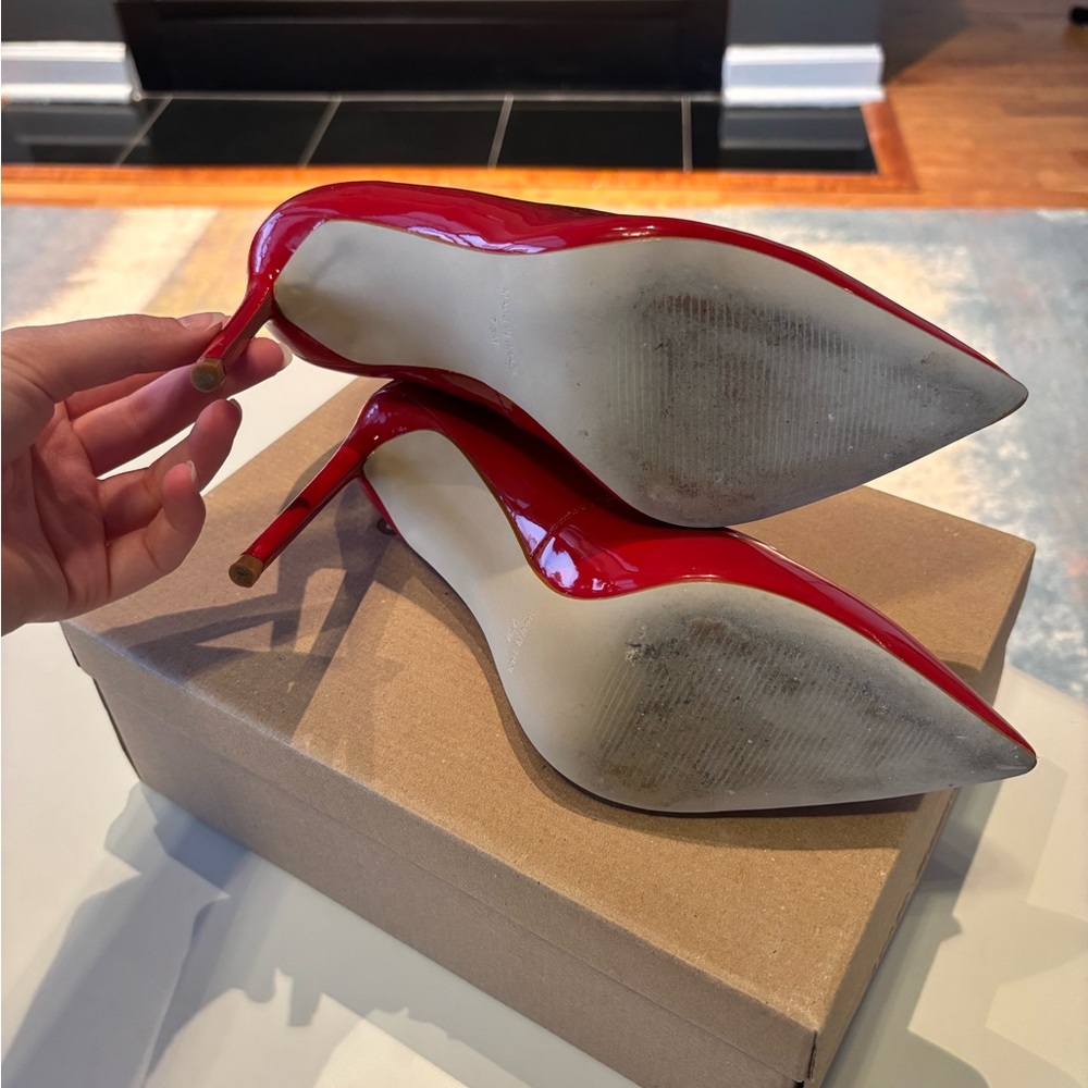 Steve Madden Red Patent Vala Shoes 7.5 - Picture 7 of 10